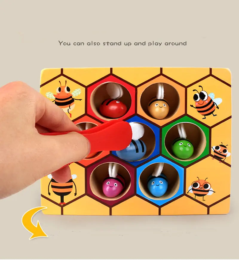 Bee Busy Wooden Learner Toy for Kids