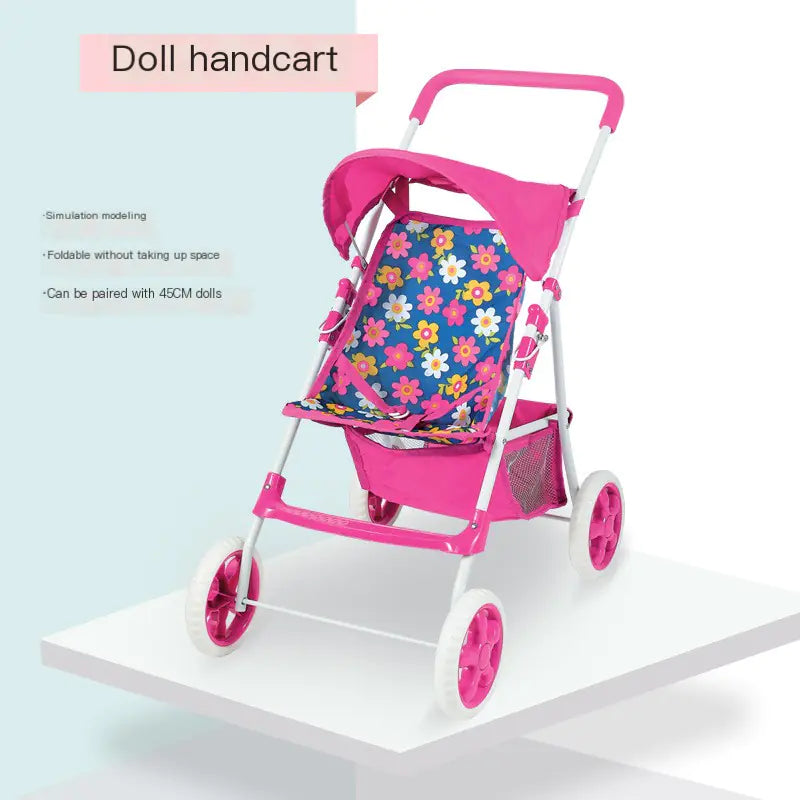 Foldable Doll Stroller Toy