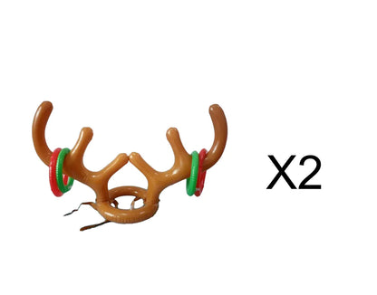 Inflatable Reindeer Ring Toss Game for Kids