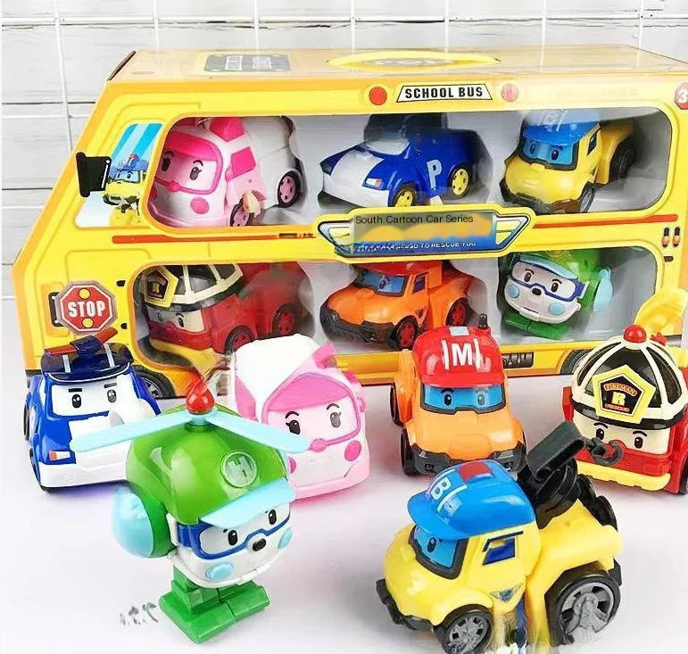 Fire Engine Transformer Toy for Kids