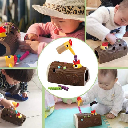 Bug Hunter Woodpecker Toy for Kids
