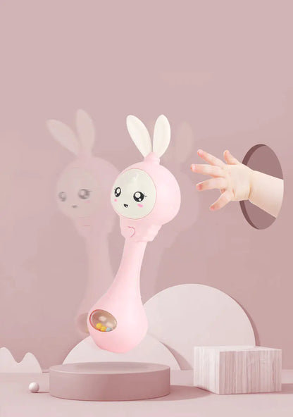 Baby Bunny Rattle Teether Toy – Soft & Safe