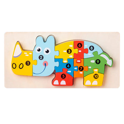 Kids' Learning Wooden Puzzle Sets
