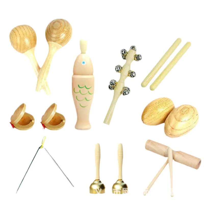 Wooden Musical Instruments Set for Kids