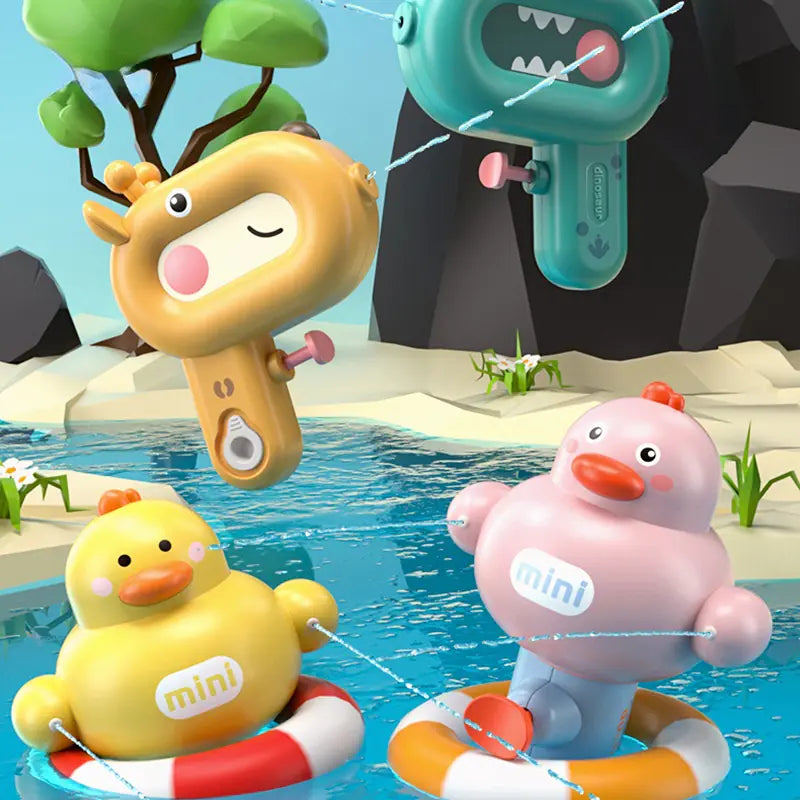 Cartoon Water Gun Toy | Cute & Fun Splash Play