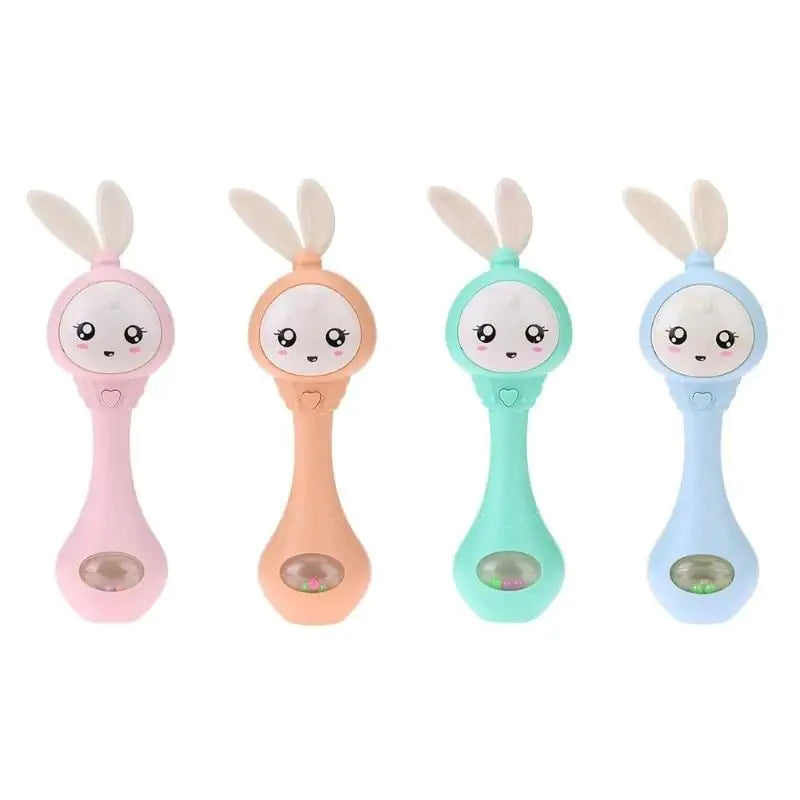 Baby Bunny Rattle Teether Toy – Soft & Safe