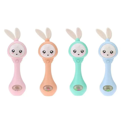 Baby Bunny Rattle Teether Toy – Soft & Safe