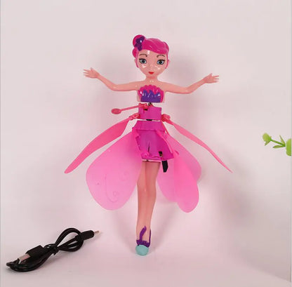 Flying Fairy Doll Toy – Magical Spin & Light Wings