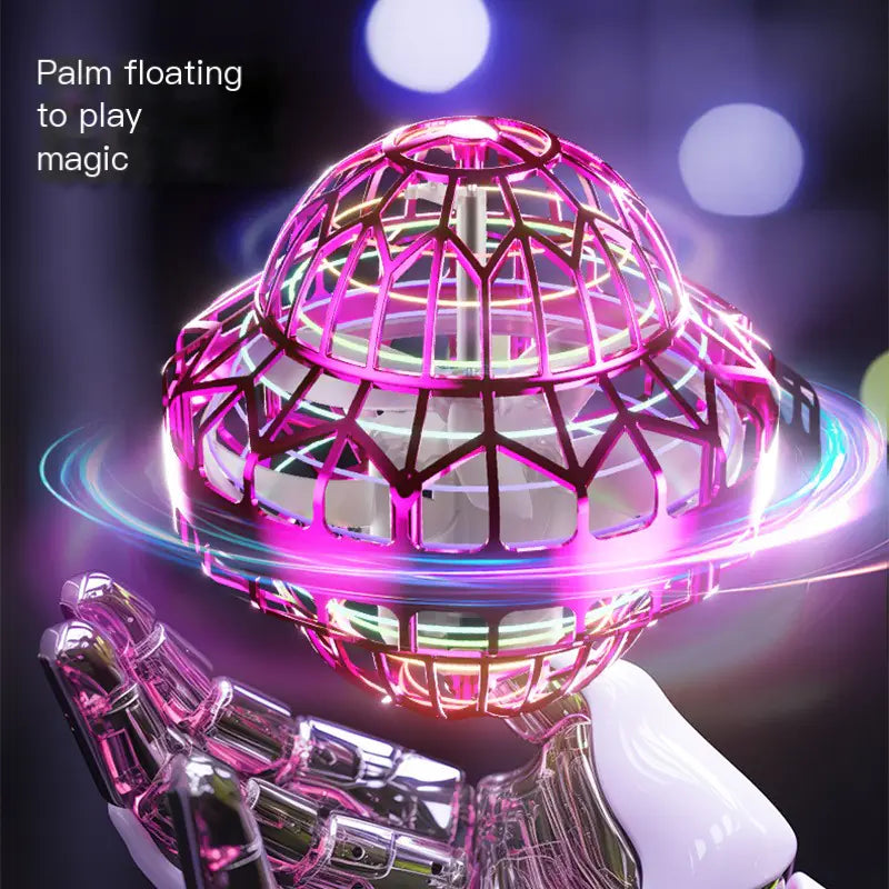 Flying Spinner Ball Toy with LED Lights & USB Charge