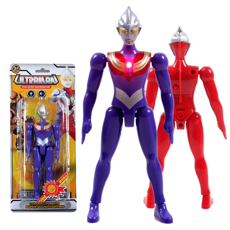 Ultraman Action Figures Set - Poseable Superhero Toys