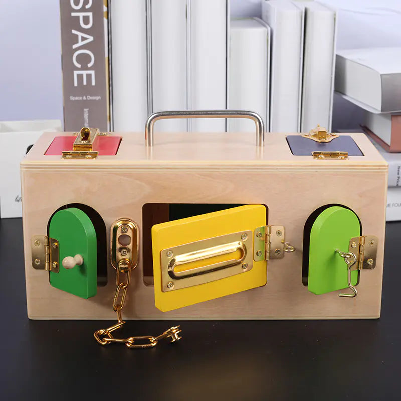Montessori Unlock & Learn Wooden Box
