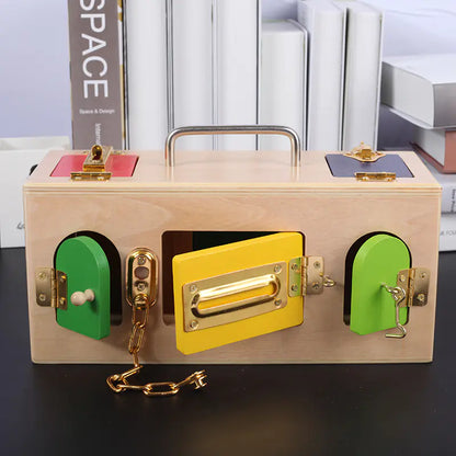 Montessori Unlock & Learn Wooden Box
