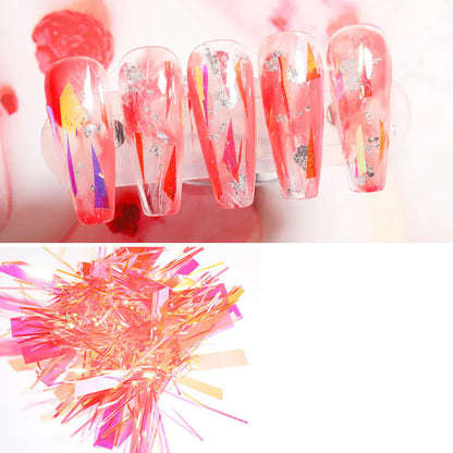 Luminous Aurora Nail Art Enhancers