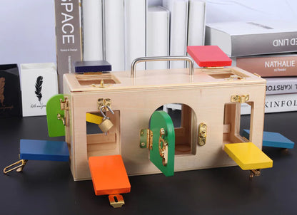 Montessori Unlock & Learn Wooden Box