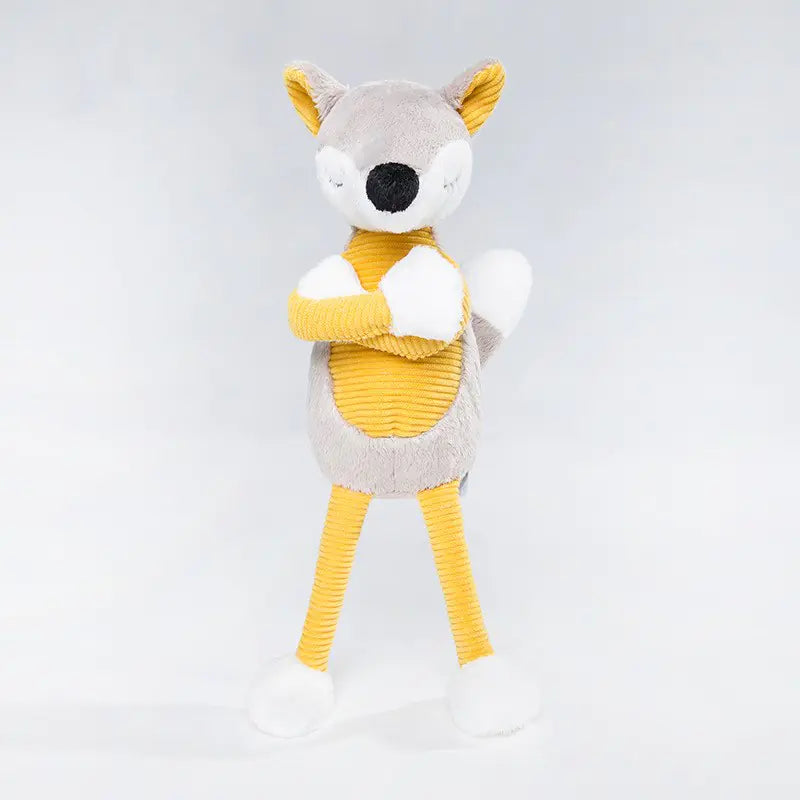 Cuddly Yellow Fox Plush for Children
