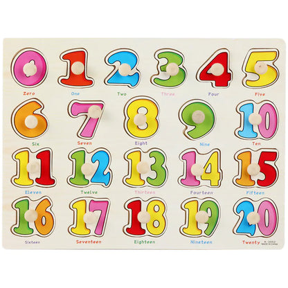 Montessori Kids' Shape & Number Puzzle