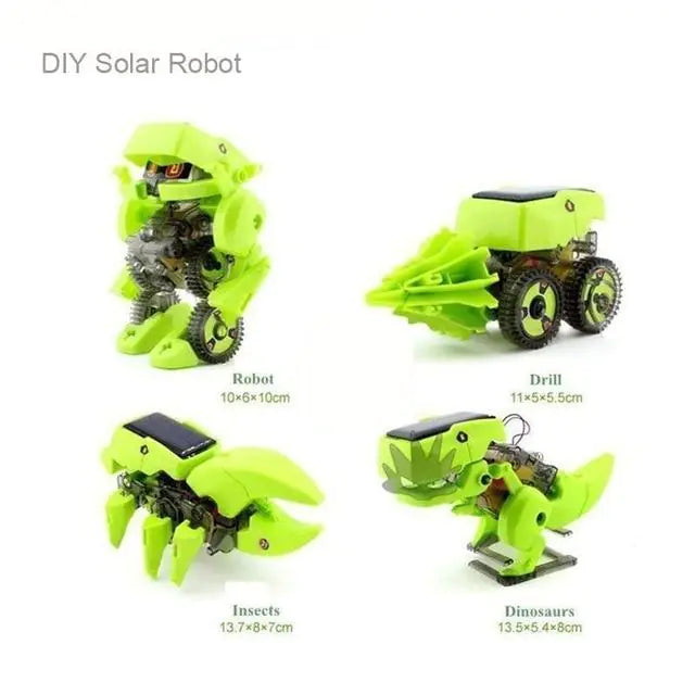 Solar Quad Robot Kit - DIY Dinosaur