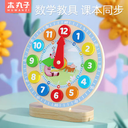 Wooden Digital Clock Toy for Kids