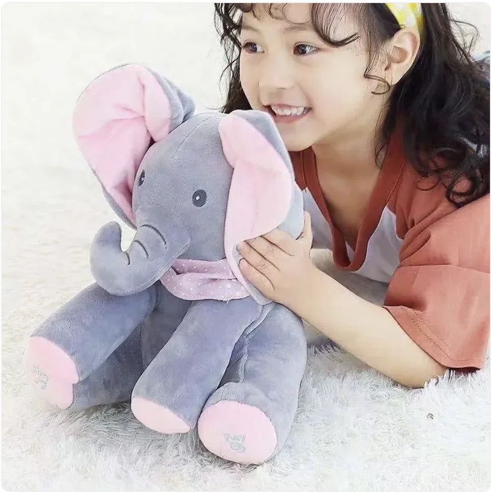 Melodic Elephant Plush Toy