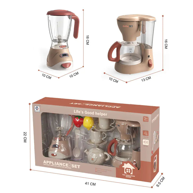 Kids' Kitchen Playset with Electric Washer