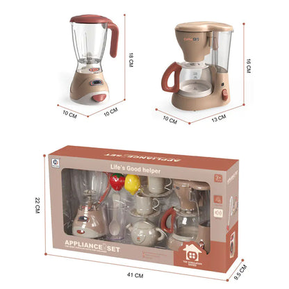 Kids' Kitchen Playset with Electric Washer