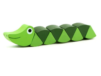 Wooden Twist & Turn Caterpillar Toy