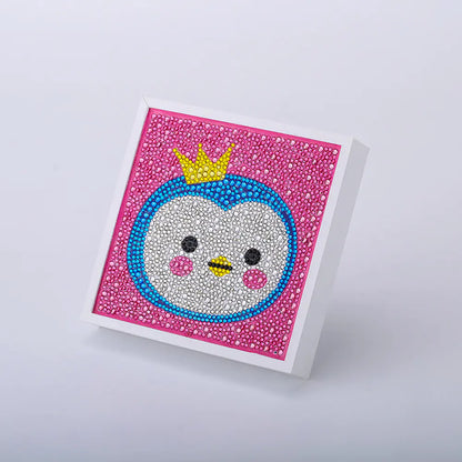 Cute Animal Diamond Art Kit – DIY Sparkle Canvas
