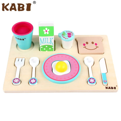 Wooden Tea Time Playset for Kids