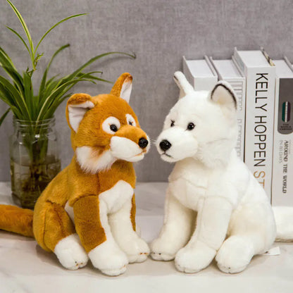 Deluxe Fox Dog Cuddly Toy for Kids