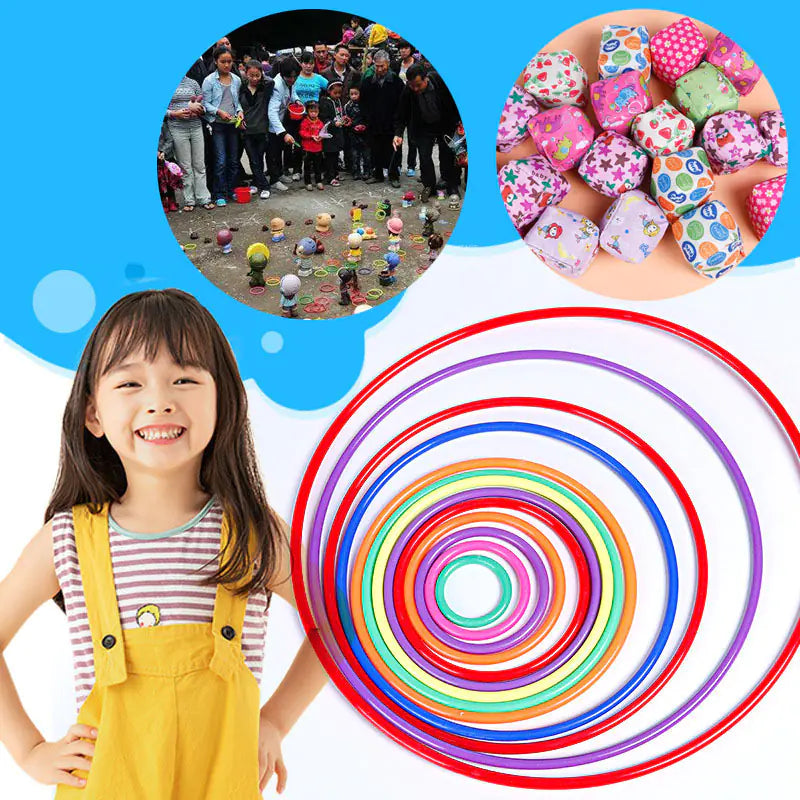 Colorful Ring Toss Game Set – Fun Outdoor Party Toy