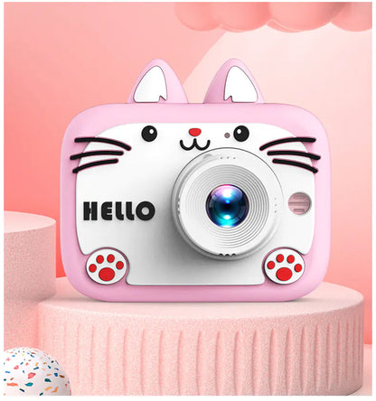 Kids Digital Camera with Video & Cute Cat Design