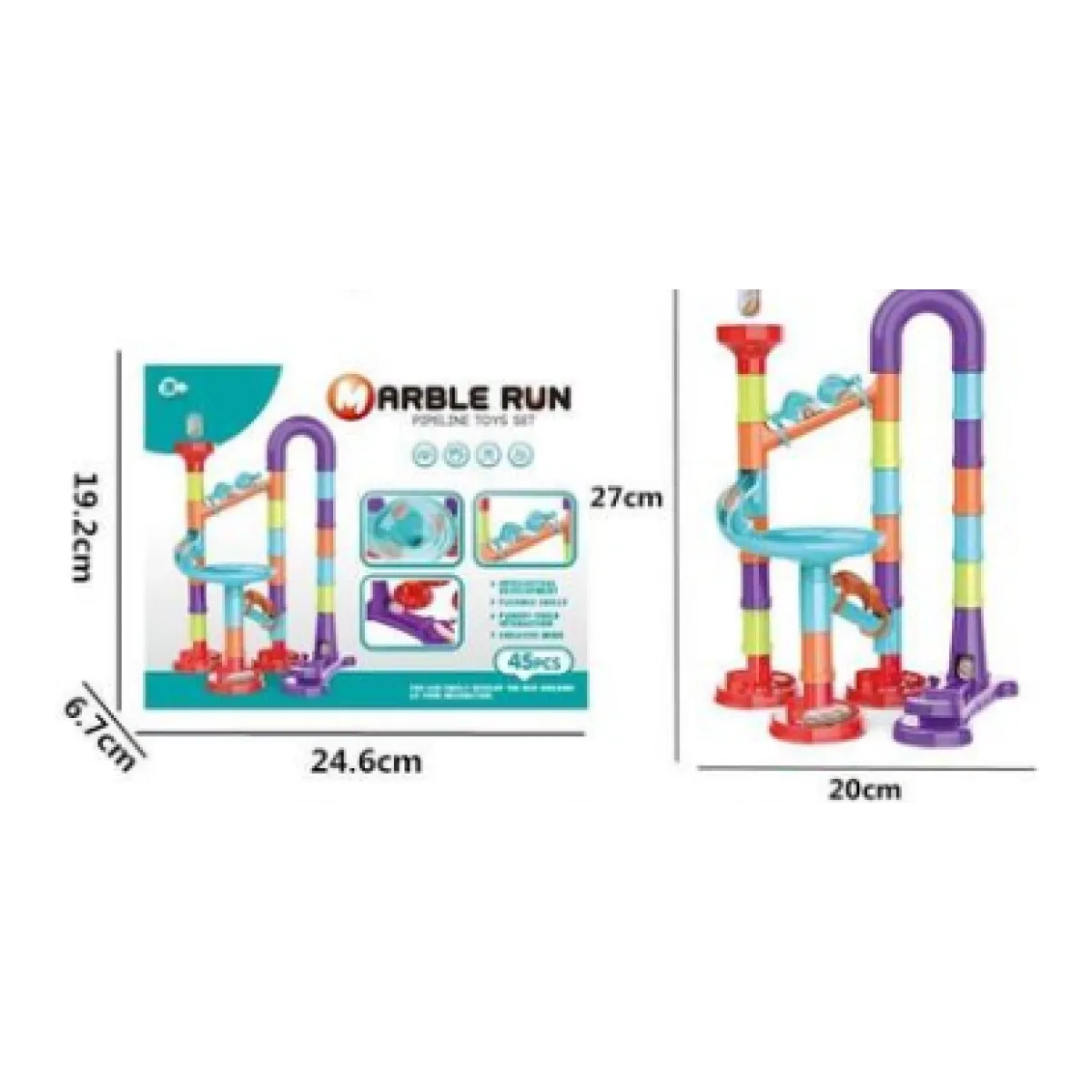 Creative 3D Puzzle Track Builder Toy for Kids