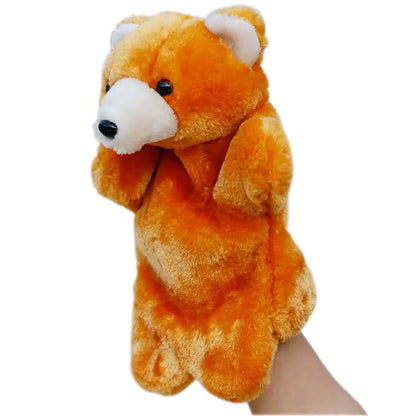 Cuddly Brown Bear Puppet Toy for Kids