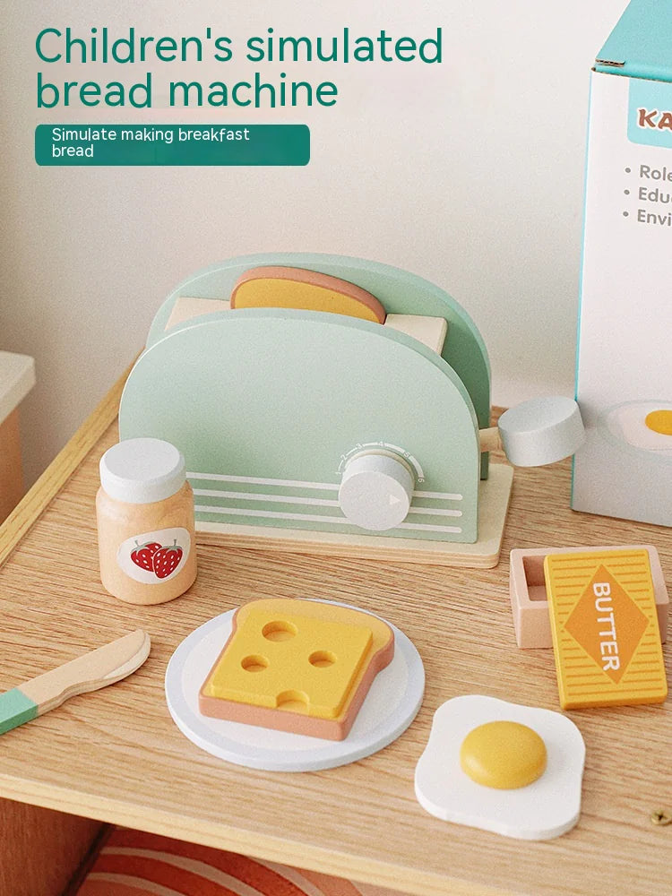 Wooden Tea Time Playset for Kids