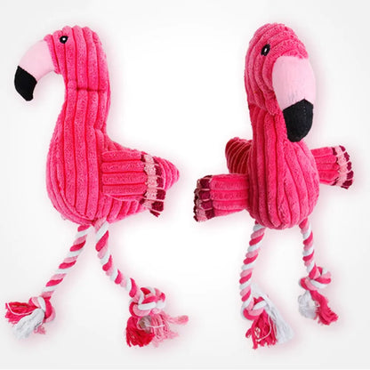 Squeaky Flamingo Fun Toy for Dogs