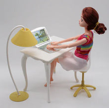 Doll Desk Set with Laptop & Lamp – Study Time Fun