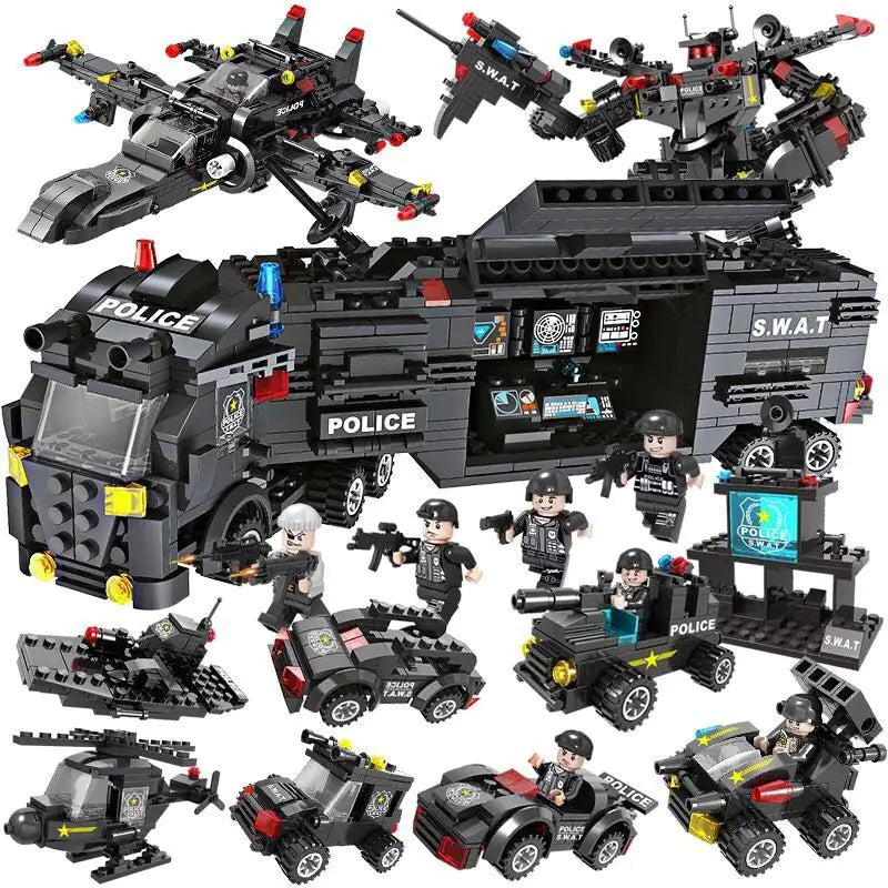 S.W.A.T Police Building Blocks Set for Kids