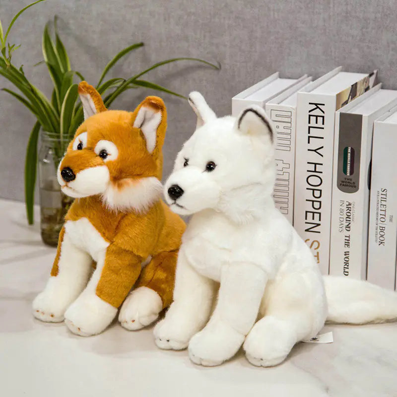 Deluxe Fox Dog Cuddly Toy for Kids