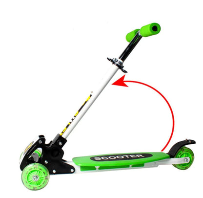 3-Wheel Adjustable Kids Scooter with LED Light Wheels