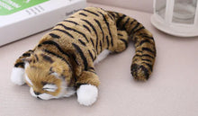 Realistic Sleeping Cat Plush Toy – Soft & Lifelike