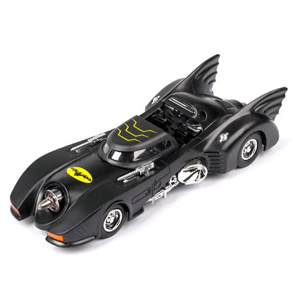 Batmobile Diecast Car Toy – Sleek Pullback Action Ride