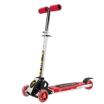 3-Wheel Adjustable Kids Scooter with LED Light Wheels