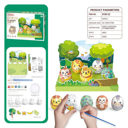 DIY Egg Painting Kit for Kids – 3D Art Fun