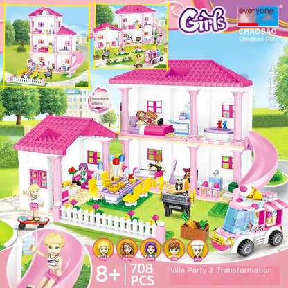 Enchanted Princess Villa Building Set