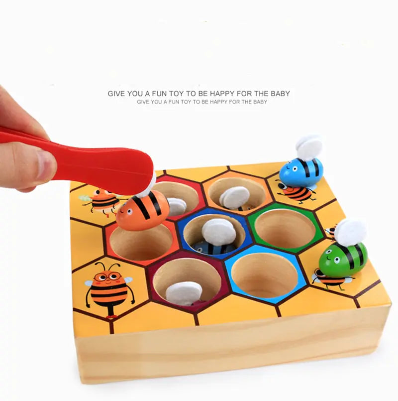 Bee Busy Wooden Learner Toy for Kids