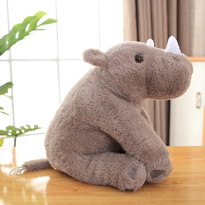Snuggly Rhino Toy Pillow (40/60cm)
