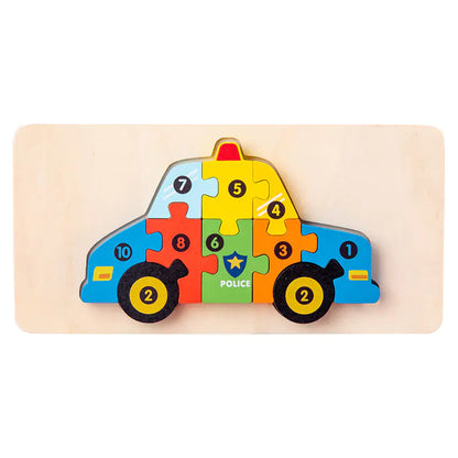 Kids' Learning Wooden Puzzle Sets