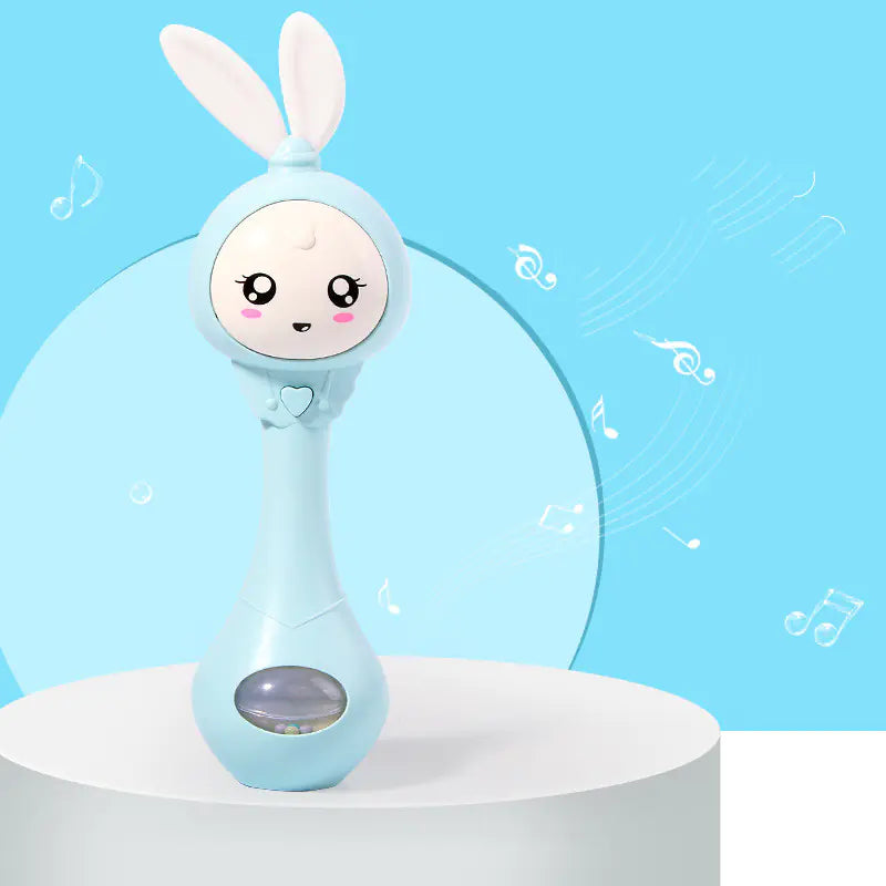 Baby Bunny Rattle Teether Toy – Soft & Safe