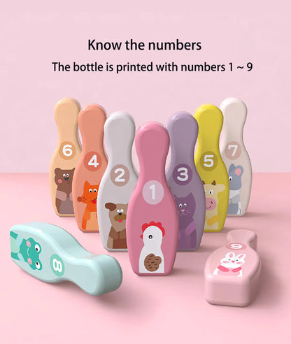 Animal Cartoon Bowling Kit