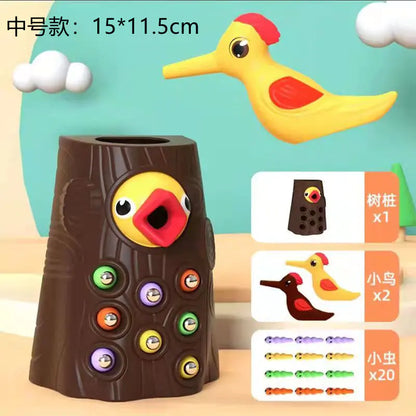 Magnetic Woodpecker Catch & Learn Game